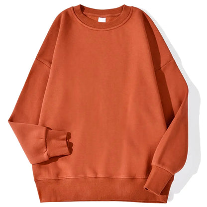Herbst Winter Frauen Solide Hoodie Mode Warme Fleece Pullover Weiche Atmungsaktive Oansatz Sweatshirt Casual Oversize Weibliche Kleidung