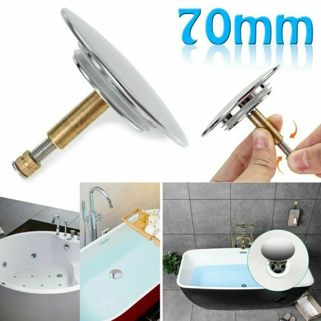 1 stücke 70mm Universal Edelstahl Becken Pop-up-Drain Filter Haar Catcher Waschbecken Sieb Badewanne Stopper Bad werkzeug