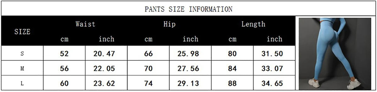 2Pcs Women Sets Energy Seamless Gym Suits Bubble Butt Sports Pants+Long Sleeve Shirts Push Up Running Sets Tracksuits Tights Set.