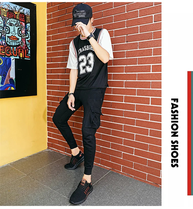 2023 New Spring Autumn Men's Shoes Sports All-match Middle-aged And Elderly Casual Shoes Breathable Fashion Men's Cloth Shoes