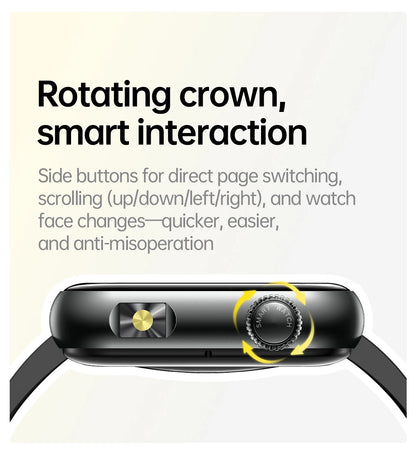 2025 New LED Women AI Smart Diagnosis Smart Watch HRV+PPG Blood Pressure Blood oxygen Health monitor IP68 NFC Smartwatches ﻿.