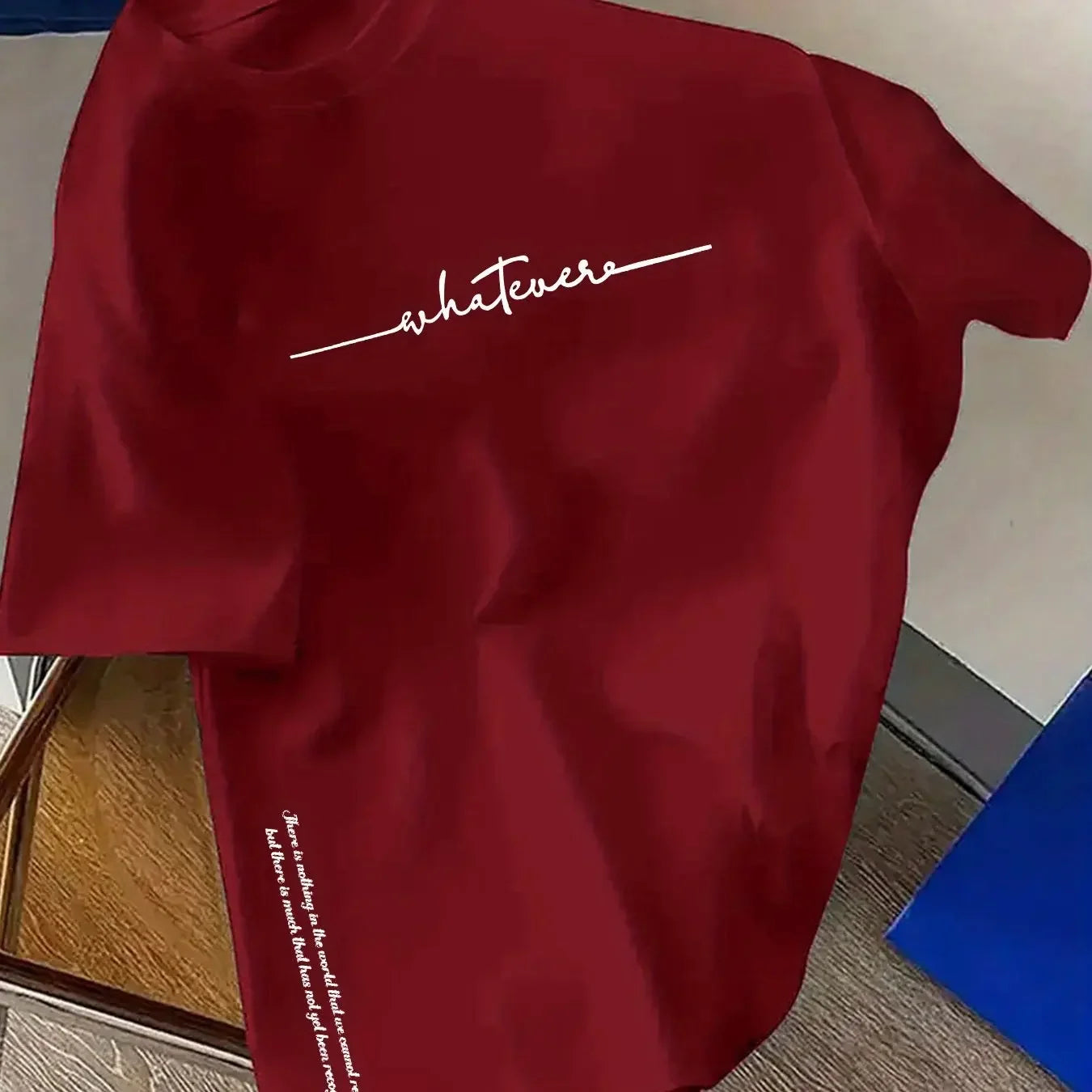 Summer streetwear minimalist letter print pattern T-shirt for men, 100% pure cotton fashionable and breathable T-shirt.