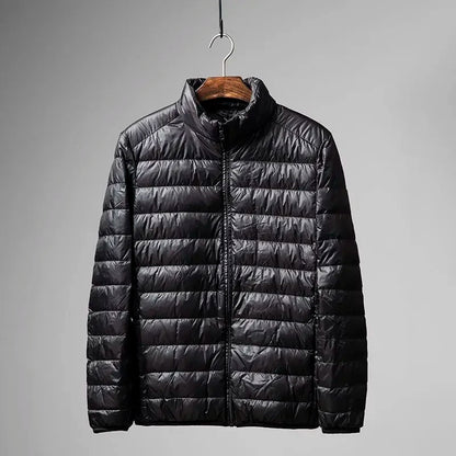 2026 Portable Lightweight ort down Jaet for Men Autumn Winter Cotton Padded Stand Collar Warm Casual ly Friendly Outerwear.