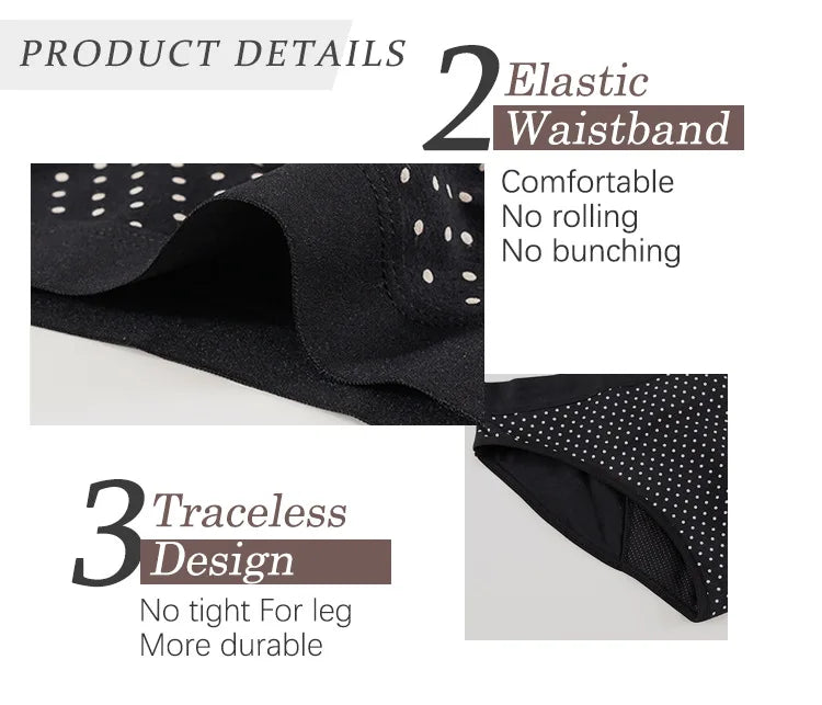 4 Layers Menstrual Panties Absorption Maternity Physiological Incontinence Breathable Briefs Waterproof Period Women Underwear.