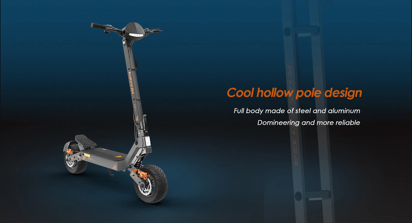 KuKirin G4 Electric Scooter EU Stock 2000W Motor 60V20Ah Baterry 70km/h Top Speed 11-Inch Off-Road Tires Folding E-Scooter.