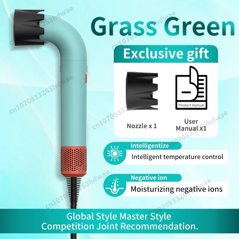 220V High-speed Professional Leafless Hair Dryer Negative Ion Scalp Care High Power Top Household Blower Salon Hairstyle Machine