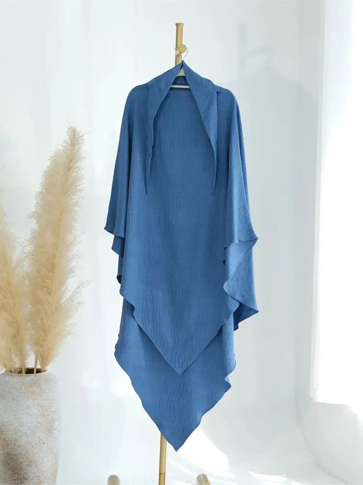 Ramadan Breastfeeding Outfit Prayer Clothes Khimar Abaya Dubai Islam Muslim Hijab Dress Women Kebaya Robe Ensembles Musulmans