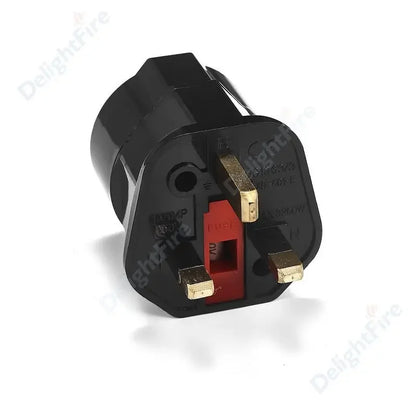 Europäischer EU-zu-UK-Steckeradapter, Standard Euro, 250 V, EU-Stecker auf UK-Steckdose, Netzteil, Steckdose.