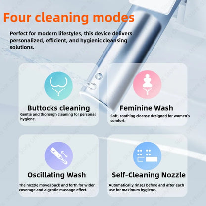 Intelligente Toilettenabdeckung, Bidet-Toilettensitz, Fernbedienung, LED-Anzeige, Nachtlicht, länglicher Lufttrockner, mehrere Sprühmodi, Toilettensitz