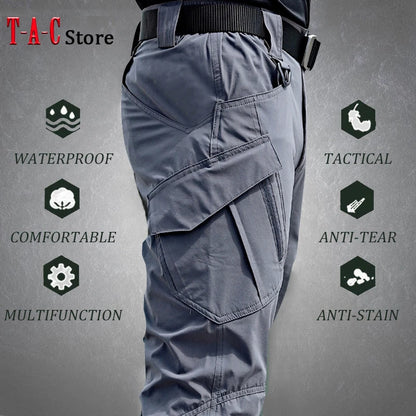2023 Outdoor Waterproof Tactical Cargo Pants Men Breathable Summer Casual Army Military Long Trousers Male Quick Dry Cargo Pants.