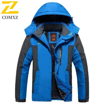 Winter Jacket Men Thick Fleece Waterproof Outwear unload Jackets Men's Windbreaker Army green Parka Raincoat Coats Plus Size 9XL