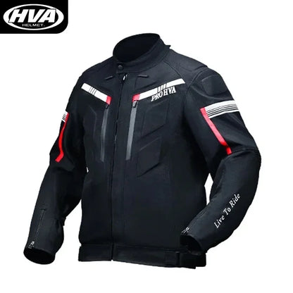 HVA Waterproof Motorcycle Jacket Men's Racing Suit Removable Liner Warm Autumn and Winter Motorcycle Jacket Suit Anti-fall Suit