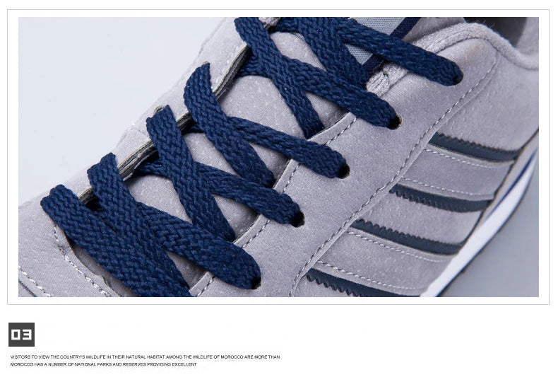 Brand Sneakers Men Outdoor Running Shoes High Quality Lace-Up Men Casual Shoes Fashion Comfortable Walking Shoes Tenis Hombres.