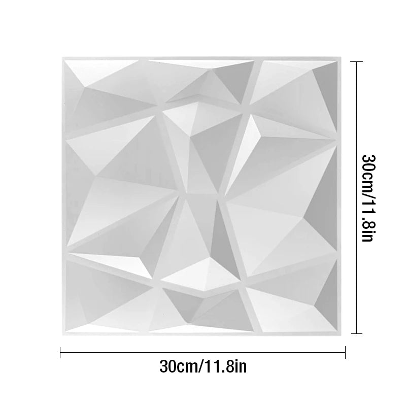 30x30cm wall renovation 3D Stereo Wall Panel Diamond Not self-adhesive tile 3D wall sticker living room Bathroom 3d wall paper