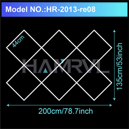 Hexagonal ceiling light BarberShop Car Garage LED Light 6500k LED tube for Gym Bar Hair Salon Library Workshop Auto Body Repair