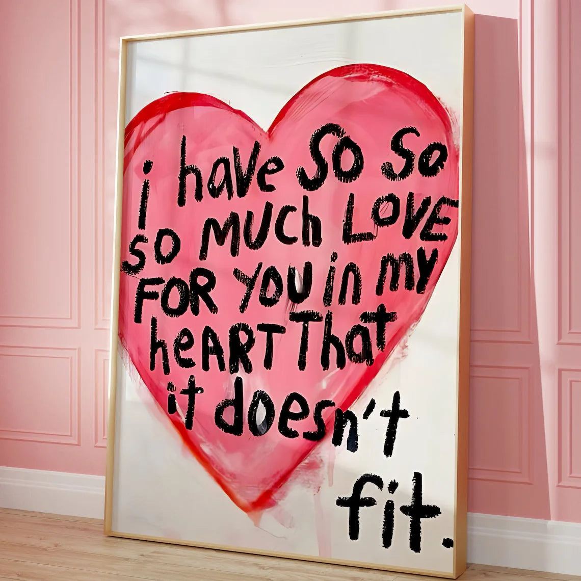 1pc Simple Trendy Text Printing Poster, Simple Canvas Wall Decoration, Modern Art Home Decoration, Living Room Decoration.