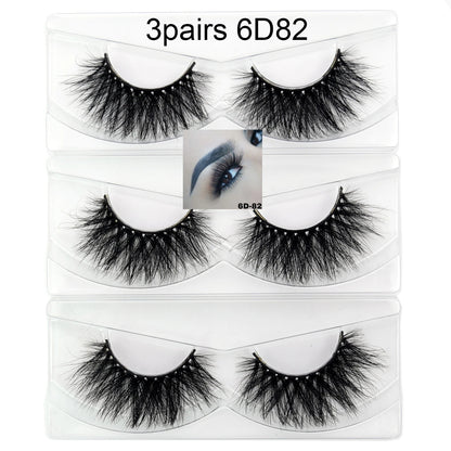 Visofree Eyelashes 3D Mink Lashes High Volume Handmade Mink False Eyelashes Thick Full Strip Lashes Cruelty Free cilios posticos