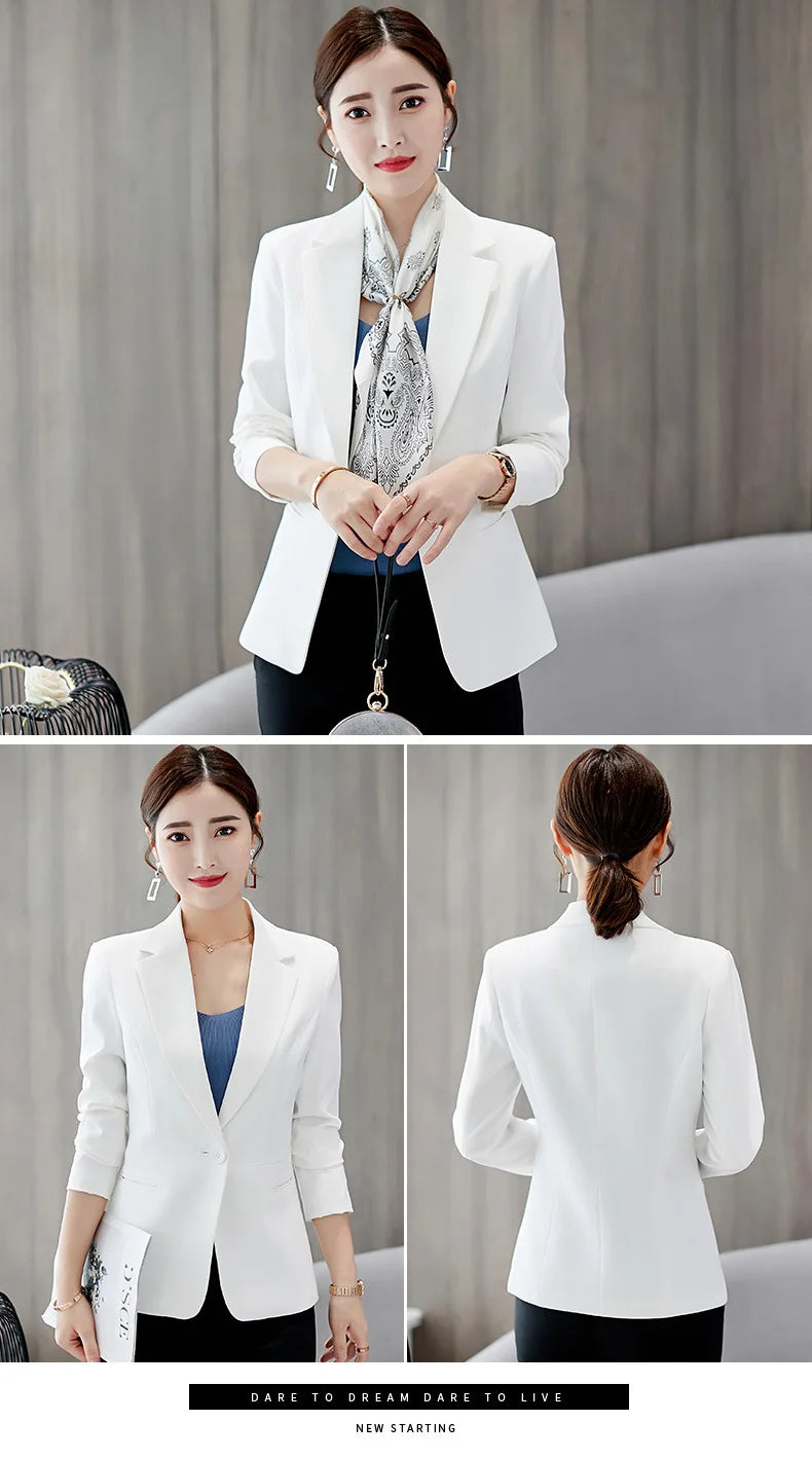 Wine Red Women's Long-sleeved Suit Jacket, Korean Style Slim Short Coat Women, Asian Size M-XXXL, Girl's Blazers..