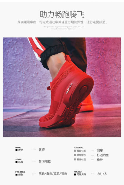 Men Shoes New Loafers Comfortable Fashion Mesh Man Casual Sneakers Couple Shoes Lightweight Non-slip Walking Footwear Size 48.