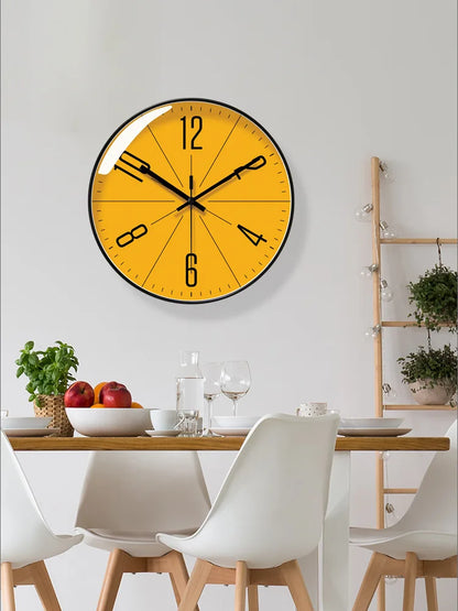 2025 Nordic Einfache Wanduhren Kreative Persönlichkeit Moderne Wanduhr Stumm Hause Schlafzimmer Restaurant Wohnzimmer Dekoration Uhr