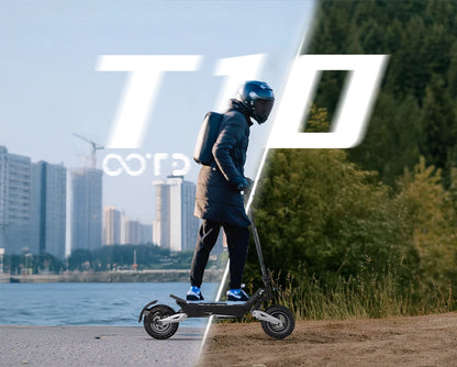 OOTD T10 Electric Scooter 500W Motor 48V13AH Battery City Off-Road Electric Scooter Adult 11 Inch Foldable Electric Scooter.