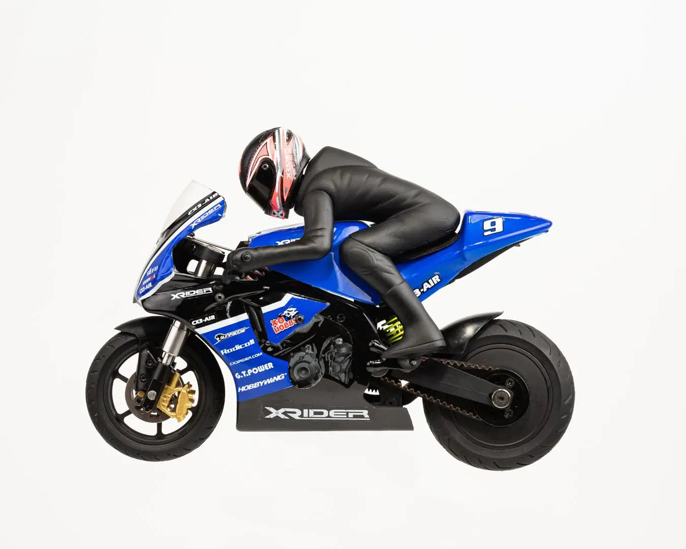 RC X-Rider 1/10 Remote Control GP Motorcycle CX3-EVO Brushless with Gyroscope High Speed Violence Model Rc Cars for Adults.