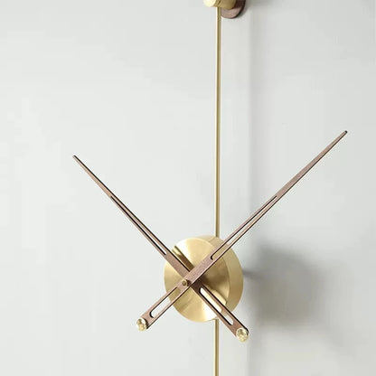Spanien Große Wanduhr Modernes Design Metall Luxus Wand Uhren Uhren DIY Wohnkultur Stille Wohnzimmer Orologi Da Parete Geschenk