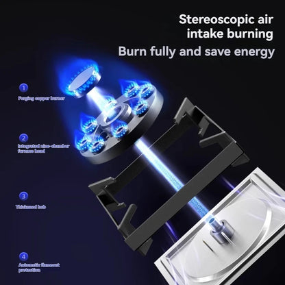 Natural Gas Cooking Stoves Embedded Liquefied Gas Cooking Stoves Household Double Stoves..