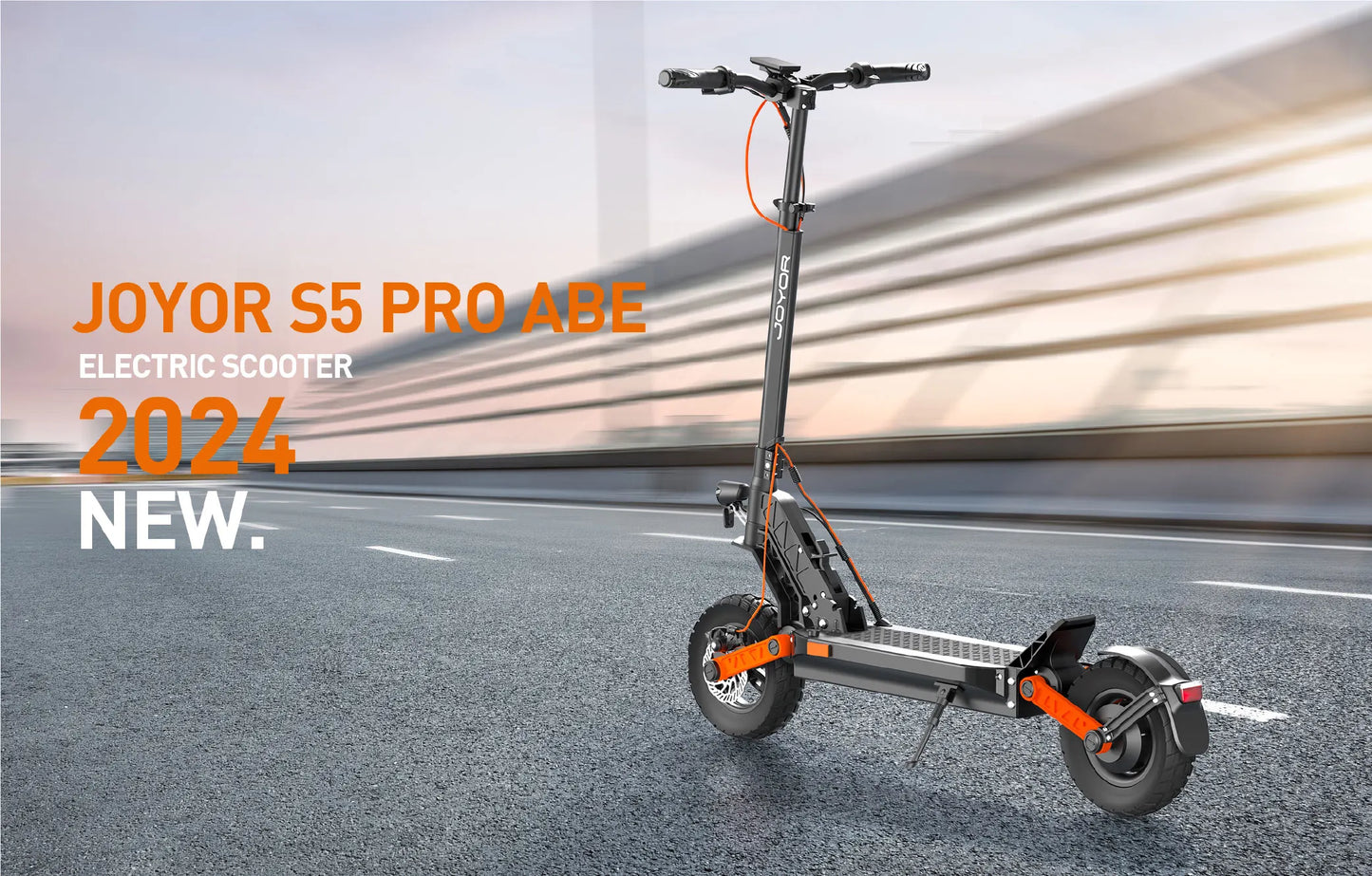 JOYOR S5 (ABE) For Adults E-Scooter 500W Motor 48V13AH Battery 10 Inch Air Tire City Commuting Electric Scooter.