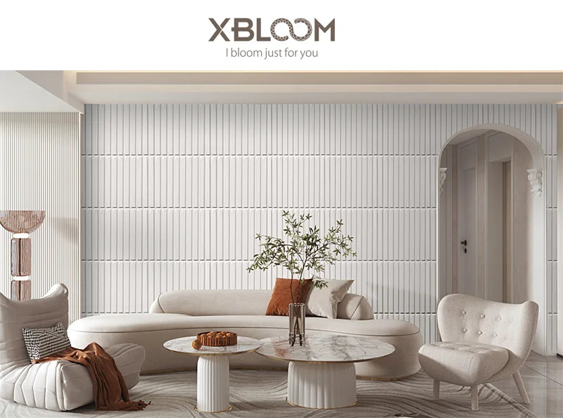 12PC 50x50cm 3d art plaster cut geometric diamond carved wood adhesive bottom wall 3d wall sticker 3d wall panel home decoration