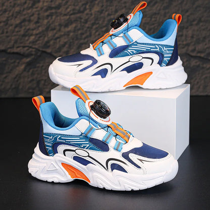 Design Boy Shoes Children Sneaker Size 28-39 Fashion Autumn New Kids Daily Walking Tennis Shoes Sports PU Leather Boy Sneaker.