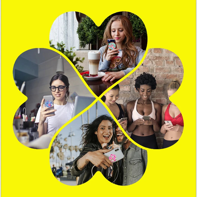 Popped Phone Holder Socket Stand For iPhone 16 15 14 13 Griptok Mobile Phone Accessories for Huawei Finger Ring Soporte Movil.