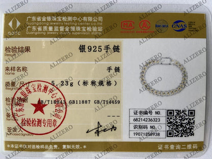 Fine 925 Sterling Silver Noble Nice Chain Solid Bracelet for Women Men Charms Party Gift Wedding Fashion Jewelry Hot Model.