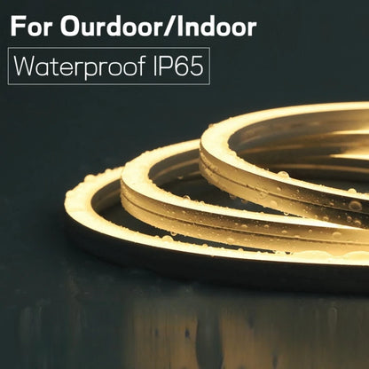 4/6/8/10mm Narrow LED Neon Silicone Tube Rope Lamp Recessed DC12V Flexible Waterproof Diffuser Cabinet Closet Ribbon Strip Light.