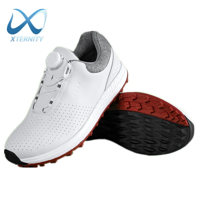 Breathable Luxury Golf Shoes Men Comfortable Outdoor Spikeless Golf Sport Training Sneakers Non-Slip Waterproof Walking Footwear.