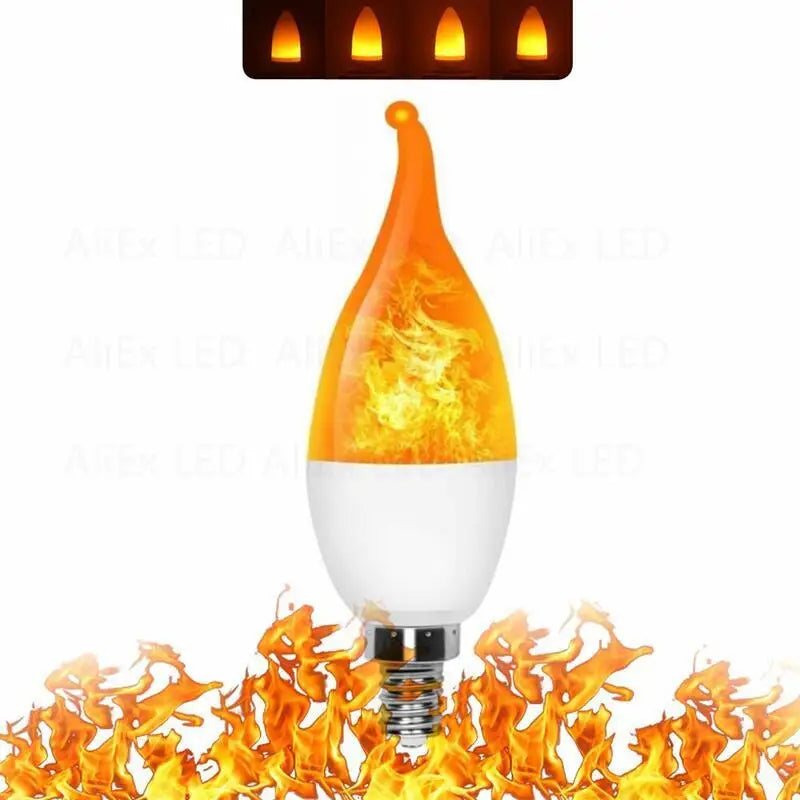 USB LED E27 Flamme Glühbirne Feuer E14 lampe Mais Birne Flackern LED Licht Dynamische Flamme Wirkung 3W 5W 7W 9W 110V-220v für Home Beleuchtung