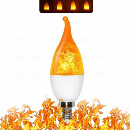 USB LED E27 Flamme Glühbirne Feuer E14 lampe Mais Birne Flackern LED Licht Dynamische Flamme Wirkung 3W 5W 7W 9W 110V-220v für Home Beleuchtung