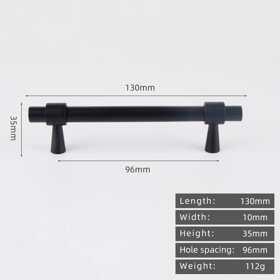 KEDLO Solid Brass Brushed Antique Brass Bronze 500mm Pull Drawer Knobs T Bar Kitchen Cabinet Handle