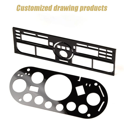 2mm 3mm 4mm 5mm Thick Acrylic Board Glossy Semi Transparent Black Organic Plastic Board Organic Glass Polymethyl Methacrylate