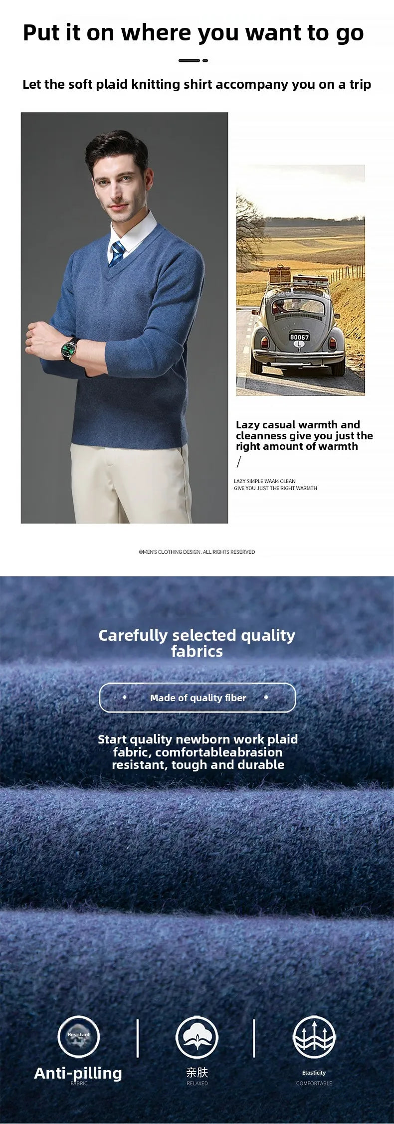 Top Grade Thick Anti-Pilling New Fashion Brand Autum Winter Knit Pullover Men Slim Fit Sweater Business Casual Woolen Jumper.