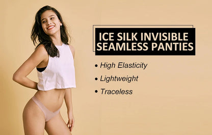 Hot Sale Mid-Rise Seamless Menstrual Period Panties 4 Layers Absorbent Leak Proof Culotte Lengthened Menstrual Panties.
