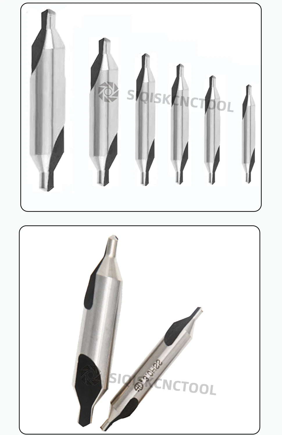 Hss Mittel bohrer für Metall 6 stücke Mittel bohrer Set Bohrloch zentrieren Bohrer Fräser Bohrer Set m35 Cen terin for bohren