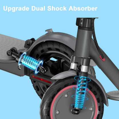 JUICEASE AP07 Electric Scooter 35KM Range 8.5Inch Escooter 350W/600W Power 31KM/H APP Scooter Electric Dual Damping Turn Signal.