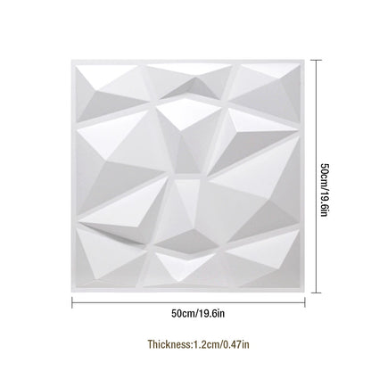 12pcs 50cm house wall renovation Stone 3D wall panel non-self-adhesive 3D wall sticker art tile wallpaper room bathroom ceiling