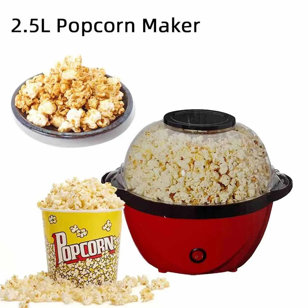 Household 850W electric popcorn machine automatic hot Pipoqueir machine Home-made Diy Popcorn Movie Snack Sonifer Popper.