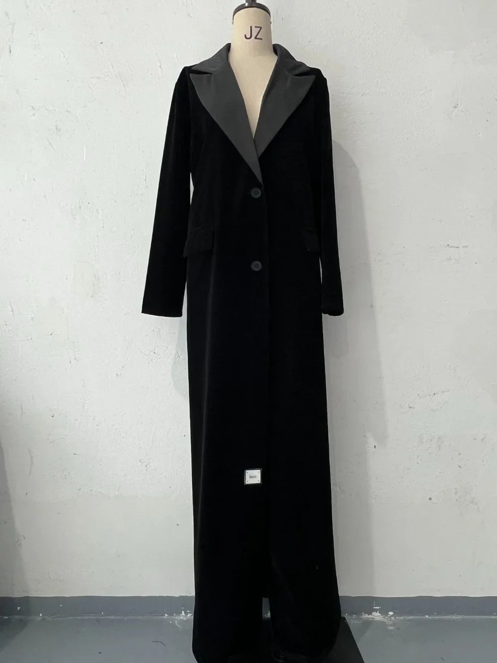Muslim Women Abaya Eid Lapel Trench Coat Single Breasted Overcoat Ramadan Morocco Dubai caftan kaftan Arab Casual Long Outerwear.