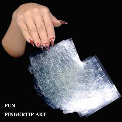 6000PCS Stick Nail Jelly Double-sided Adhesive Transparent Traceless Nail Glue Invisible Wear Nail Sheet Adhesive DIY Tools.