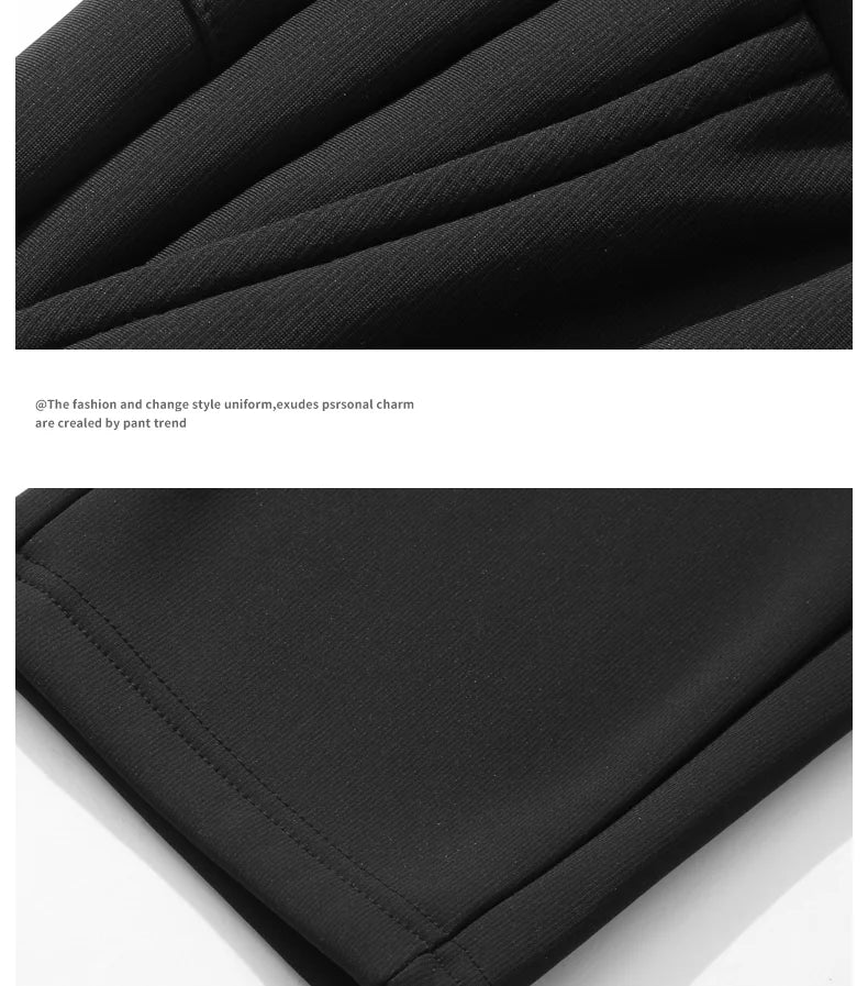 M-9XL Plus Velvet Trousers Men's Plus Size Autumn and Winter Thickened Casual Sports Pants Fat Mid-high Waist Solid Color Pants.