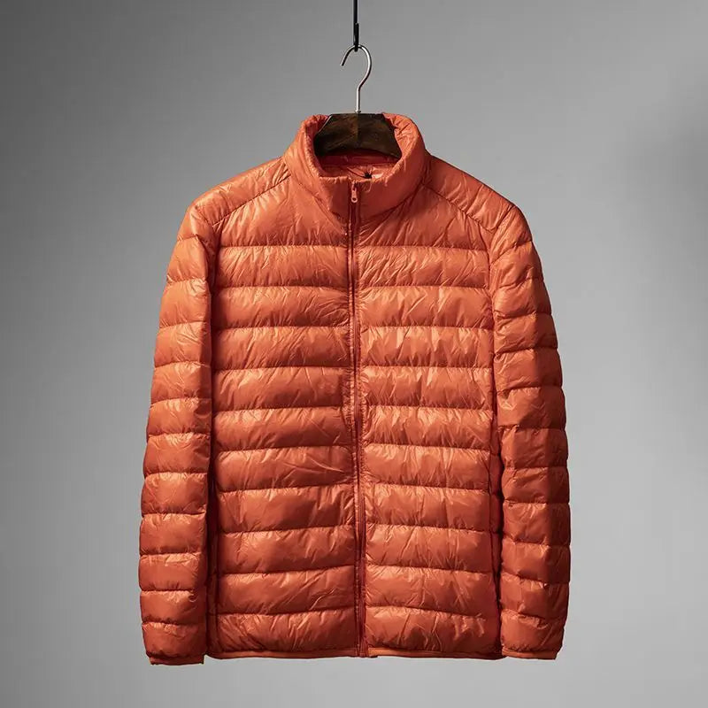 2026 Portable Lightweight ort down Jaet for Men Autumn Winter Cotton Padded Stand Collar Warm Casual ly Friendly Outerwear.