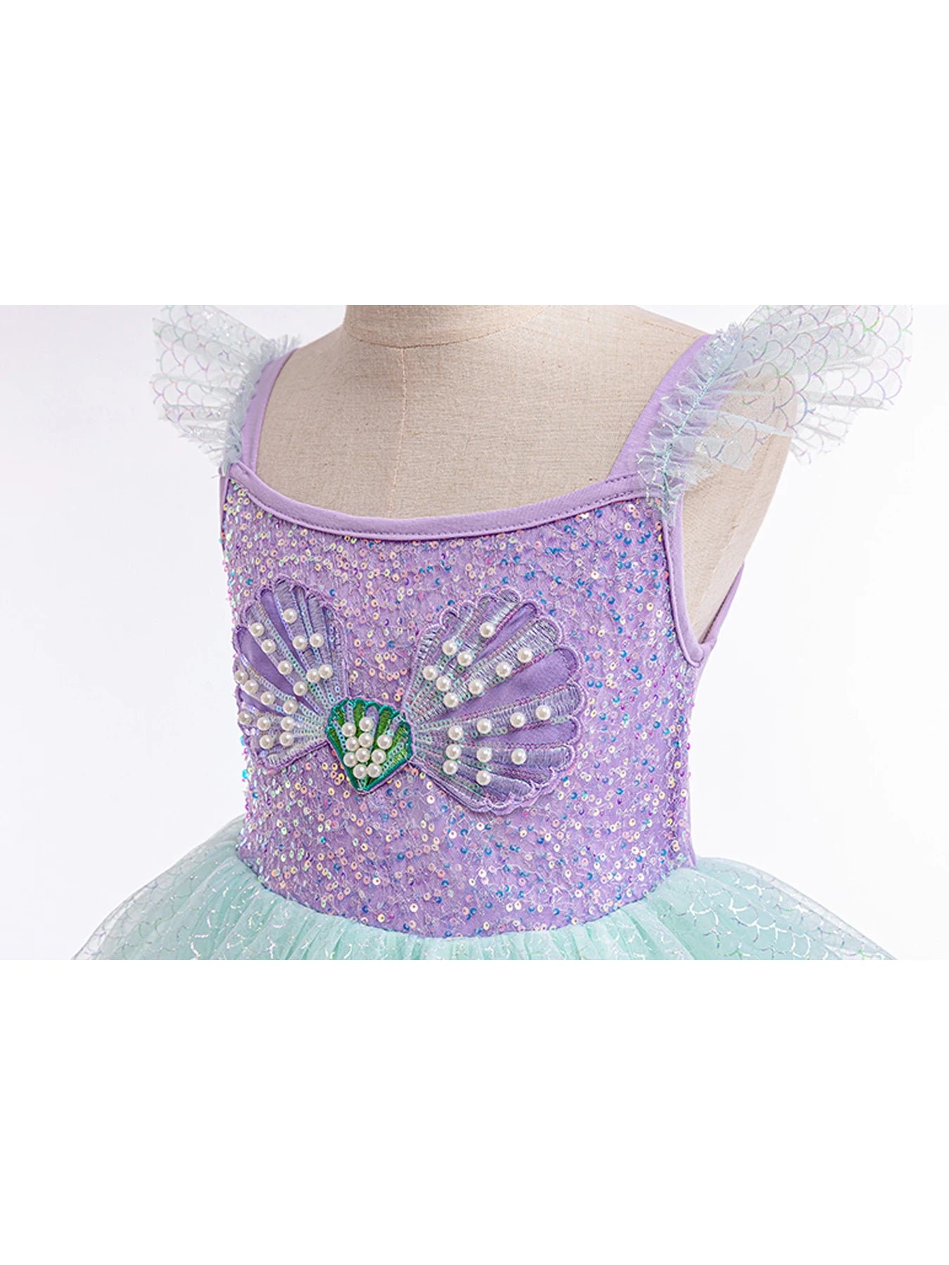 Mädchen elegante Regenbogen Prinzessin Kleid mit Bowknot Flatter Trim Mesh Kleid Tutu Kleid für Party, Performance Tutu Kleid